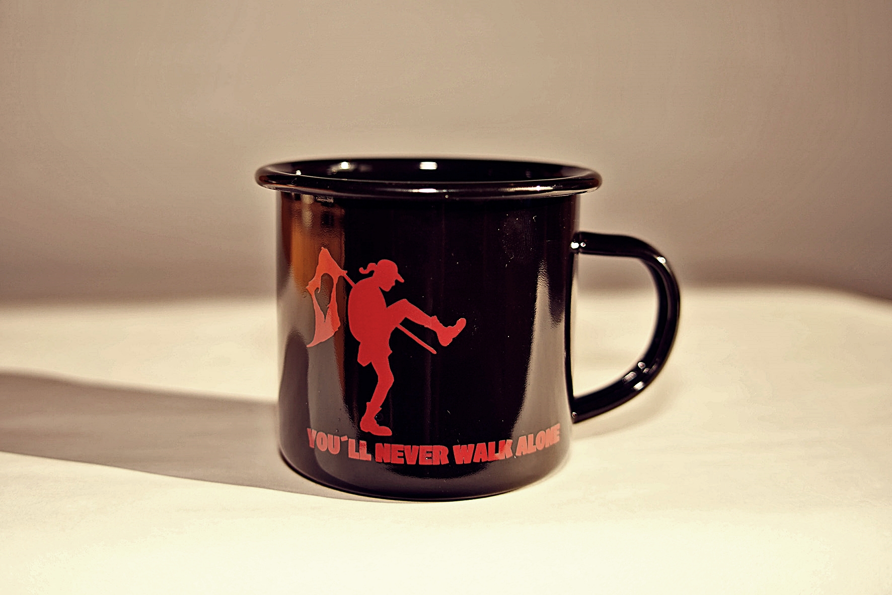 Emailletasse You'll Never Walk Alone