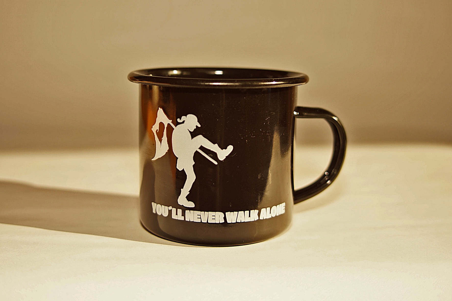 Emailletasse You'll Never Walk Alone